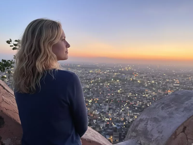 Jaipur night city tour with Nahargarh sunset view